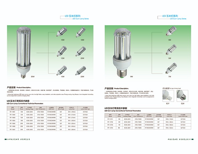 LED玉米燈系列